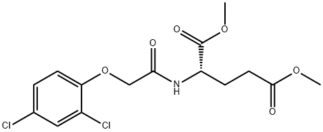 N-[(2,4-Dichlorophenoxy)acetyl]-L-glutamic acid dimethyl ester 结构式