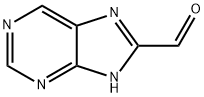 1H-嘌呤-8-甲醛 结构式