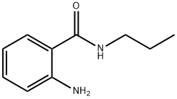 2-氨基-正丙基苯甲酰胺 结构式