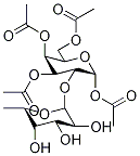 1,3,4,6-Tetra-O-acetyl-2-(α-L-fucopyranosyl)-α-D-galactopyranose 结构式