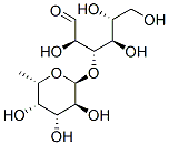 3-O-Α-L-岩藻糖基-D-葡萄糖 结构式