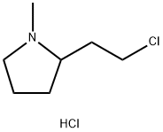 N-(2-氯乙基)-吡咯烷盐酸盐 结构式