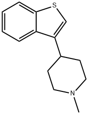 4-BENZO[B]THIOPHEN-3-YL-1-METHYL-PIPERIDINE 结构式