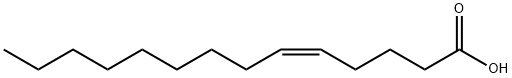 (5Z)-5-Tetradecenoic acid 结构式