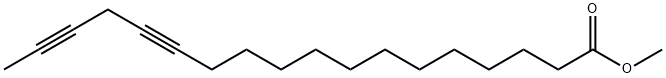 13,16-Octadecadiynoic acid methyl ester 结构式