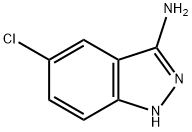 5-氯-1H-吲唑-3-胺 结构式