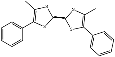 4,4`-二甲基-5,5`-二苯基四硫富瓦烯 结构式