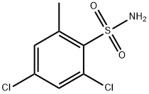 2, 4-氯-6-甲基苯磺胺 结构式