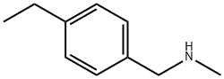 N-(4-乙基苄基)-N-甲胺 结构式