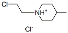 1-(2-chloroethyl)-4-methylpiperidinium chloride 结构式