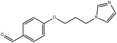 4-[3-(1H-咪唑-1-基)丙氧基]苯甲醛 1HCL 结构式