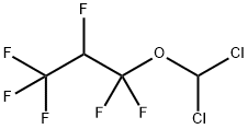 1,1,2,3,3,3-五氟丙基二氯甲醚 结构式