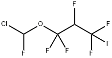 1,1,2,3,3,3-HEXAFLUOROPROPYL CHLOROFLUOROMETHYL ETHER 结构式