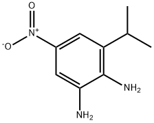 1,2-Benzenediamine,  3-(1-methylethyl)-5-nitro- 结构式