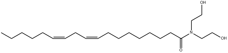 (Z,Z)-N,N-二(2-羟乙基)-9,12-十八烷二烯酰胺 结构式