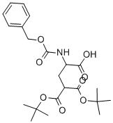Z-DL-GLA(OTBU)2-OH 结构式