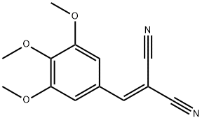 [(3,4,5-三甲氧基苯基)亚甲基]丙二腈 结构式