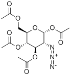 1,3,4,6-四-O-乙酰基-2-叠氮-2-脱氧-Α-D-吡喃葡萄糖 结构式