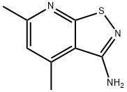 4,6-DIMETHYLISOTHIAZOLO[5,4-B]PYRIDIN-3-AMINE 结构式