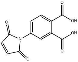 4-(2,5-二氧代-2,5-二氢吡咯)-邻苯二甲酸 结构式