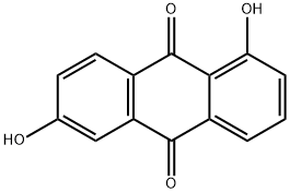 1,6-DIHYDROXY-ANTHRAQUINONE 结构式