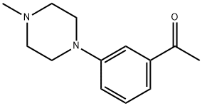 1-[3-(4-METHYL-PIPERAZIN-1-YL)-PHENYL]-ETHANONE 结构式