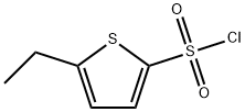 2-乙基噻吩-5-磺酰氯 结构式