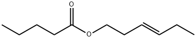 (E)-hex-3-enyl valerate 结构式