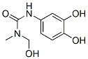 Urea, N-(3,4-dihydroxyphenyl)-N-(hydroxymethyl)-N-methyl- (9CI) 结构式