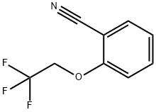 2-(2,2,2-trifluoroethoxy)benzonitrile 结构式