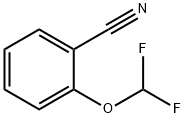 2-(二氟甲氧基)苯腈 结构式