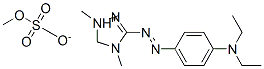 3-[[4-(diethylamino)phenyl]azo]-1,4-dimethyl-1H-1,2,4-triazolium methyl sulphate 结构式