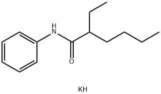 potassium 2-ethyl-N-phenylhexanamidate 结构式
