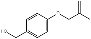 (4-((2-甲基烯丙基)氧基)苯基)甲醇 结构式