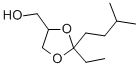 2-Ethyl-2-(3-methylbutyl)-1,3-dioxolane-4-methanol 结构式