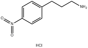 3-(4-NITROPHENYL)PROPYLAMINE HYDROCHLORIDE 结构式