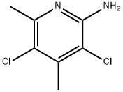 3,5-二氯-4,6-二甲基吡啶-2-胺 结构式