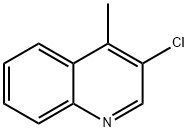 3-氯-4-甲基喹啉 结构式