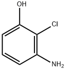 3-氨基-2-氯苯酚 结构式