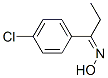 4'-Chloropropiophenone oxime 结构式