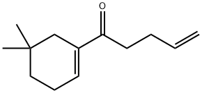 1-(5,5-二甲基-1-环己烯-1-基)-4-戊烯-1-酮 结构式