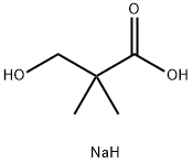 sodium 3-hydroxypivalate 结构式