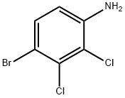 4-溴-2,3-二氯苯胺 结构式