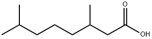 3,7-二甲基辛酸 结构式