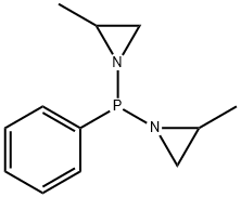 1,1'-(phenylphosphonoyl)bis(2-methylaziridine) 结构式