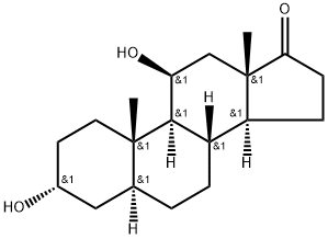 11-BETA-HYDROXYANDROSTERONE 结构式