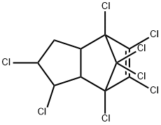 Octachloro-4,7-methanotetrahydroindane 结构式