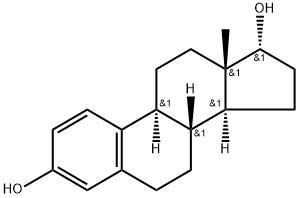 17α-雌二醇 结构式