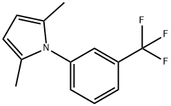 2,5-二甲基-1-(3-(三氟甲基)苯基)-1H-吡咯 结构式