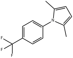 2,5-二甲基-1-[4-(三氟甲基)-苯基]-1H吡咯 结构式